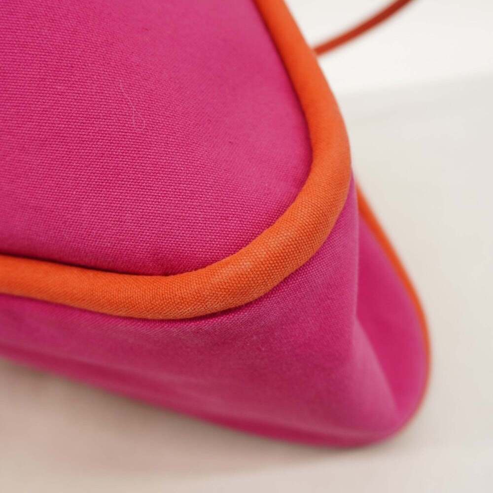 Hermes Sac Baga Tote Bag, Canvas, Red/Pink, Women's, P2762543 - Picture 8 of 12